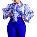 Printed strap shirt