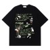 Pattern Printed Individuality Short Sleeve Top for Men and Women Lazy Style