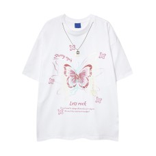 Design Short Sleeve T-Shirt Men's Summer Street Personality Loose