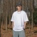 Solid color round neck men's half sleeved top