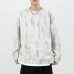 Fake two men's hoodies with autumn and winter tie dye print for men