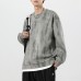 Fake two men's hoodies with autumn and winter tie dye print for men