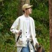 Knitted cardigan sweatshirt men's solid color spring and autumn outdoor jacket