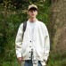Knitted cardigan sweatshirt men's solid color spring and autumn outdoor jacket