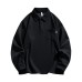 Outdoor men's long sleeved lapel simple pocket design polo shirt men's inner top