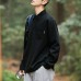 Outdoor men's long sleeved lapel simple pocket design polo shirt men's inner top