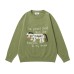 Retro Fun Horse Round Neck Sweater Unisex Lazy Style Couple Versatile Knitwear