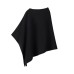 Irregular Crew Neck Knitwear French Elegance
