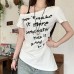 Slim fit waist cinched off shoulder top