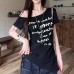Slim fit waist cinched off shoulder top