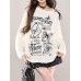Shoulder strap printed top