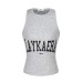 Print  Slimming Women's Sleeveless Tank Top