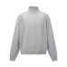 Minimalist Embroidered Patchwork Turtleneck Sweater