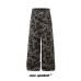 Street Style High-Quality Camouflage Rhinestone Denim Long Pants
