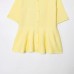 Round neck short skirt hem knitted sweater top for women