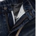 Street Style High-Quality Washed Denim Long Pants