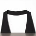 Backless fake pocket short neck hanging suit dress