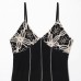 Embroidered Strap Flute Dress for Women