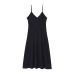 Embroidered Strap Flute Dress for Women