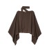 Scarf decoration short rivet cape jacket for women