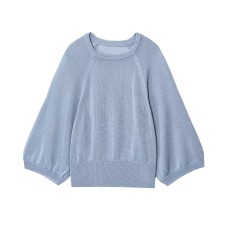Fashion Simple Loose Crew Neck Wide Sleeve Knitwear Fashion Simple Loose Crew Neck Wide Sleeve Knitwear