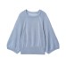 Fashion Simple Loose Crew Neck Wide Sleeve Knitwear