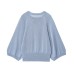 Fashion Simple Loose Crew Neck Wide Sleeve Knitwear