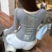 Lace patchwork hollow top
