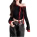 Splicing bow diagonal shoulder base top Splicing bow diagonal shoulder base top