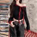 Splicing bow diagonal shoulder base top Splicing bow diagonal shoulder base top