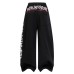 Casual Pants with Letter Print Wide Leg Loose for Women