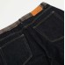 Street Style High-Street Unique Patchwork Design Denim Long Pants