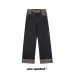 Street Style High-Street Unique Patchwork Design Denim Long Pants