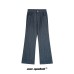 Street Style High-Street Simple Loose Casual Trousers