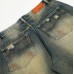 Street Style High-Street Unique Design Denim Trousers