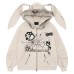Women Design Sense Small Batch Open Winter Loose Fit Cotton