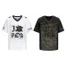 V-Neck Leopard Skull Color Block Mesh Short Sleeve T-Shirt Loose 