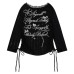 Off-Shoulder Loose Top for Women