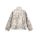 Street Style Large Pocket Design Korean Trendy Stand Collar Drop Shoulder Oversized Camouflage Deconstructed Loose