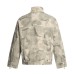 Street Style Large Pocket Design Korean Trendy Stand Collar Drop Shoulder Oversized Camouflage Deconstructed Loose