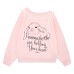 Cute Rabbit Print Large Collar Loose Autumn Hoodie for Female Students