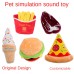 Pet Plush Toy Simulation Pizza Hamburger Steak Ice Cream French Fries Sound Dog Toy Pet Product Pet Plush Toy Simulation Pizza Hamburger Steak Ice Cream French Fries Sound Dog Toy Pet Product