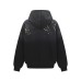 Splashing ink spliced hooded sweatshirt for men and women