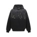 Splashing ink spliced hooded sweatshirt for men and women