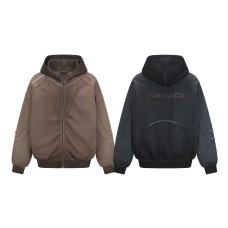 Tailored design sense hooded sweatshirt niche high street vintage jacket