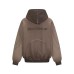 Tailored design sense hooded sweatshirt niche high street vintage jacket