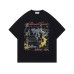 Creative Silhouette Print Short Sleeve T-Shirt Men's Streetwear Oversize Versatile Pure Cotton Half-Sleeve Tee