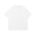 High Street Rose Letter Print Short Sleeve T-Shirt Men's Summer Couple Casual Loose Vintage Round Neck Top