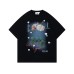 High Street Rose Letter Print Short Sleeve T-Shirt Men's Summer Couple Casual Loose Vintage Round Neck Top