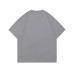 Streetwear Hip Hop Abstract Figure Print Short Sleeve T-Shirt Pure Cotton Niche Tee Round Neck Half Sleeve